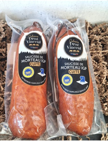 Saucisse de Morteau IGP – Saucisse cuite fumée artisanale de Franche-Comté