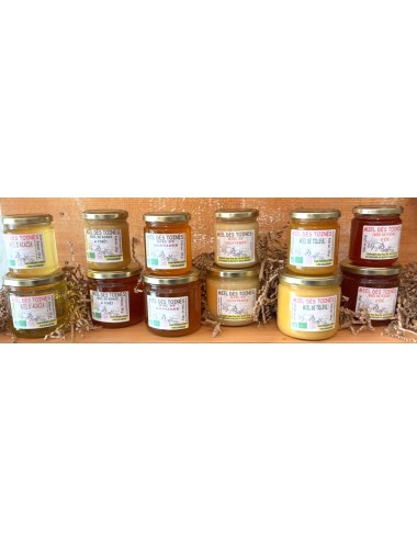 Miel des Toines : notre miel artisanal du Jura, issu de 250 ruches naturelles