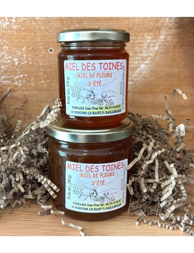 Miel des Toines : notre miel artisanal du Jura, issu de 250 ruches naturelles