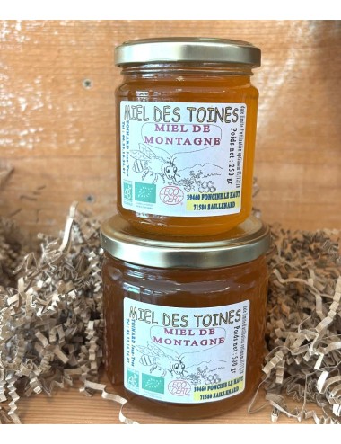Miel des Toines : notre miel artisanal du Jura, issu de 250 ruches naturelles